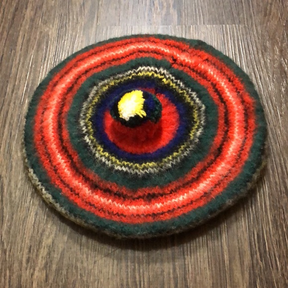 Vintage Made In Scotland Royal Stewart Tartan Beret - Picture 9 of 9